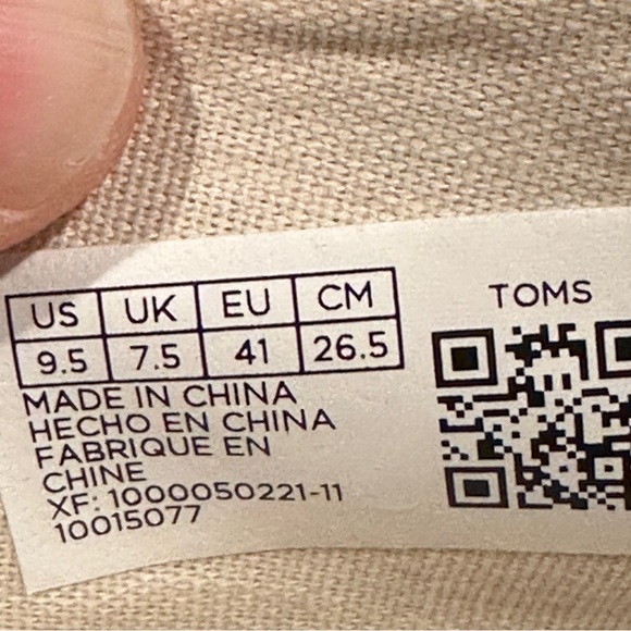 Toms Alpargatas in Natural Citrus, espadrille design, sz 9.5, summery - Picture 8 of 9